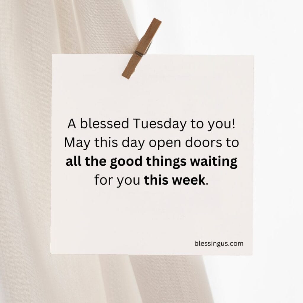 Good Morning Happy Tuesday Blessings - blessingus.com